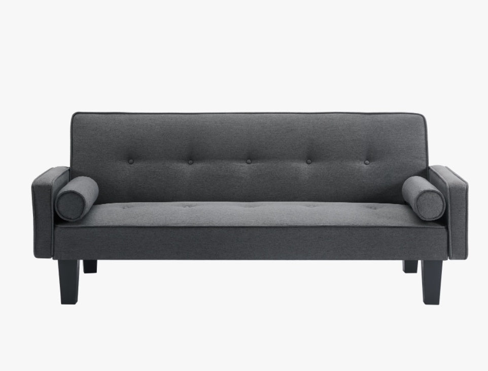 Fabric Sofa, Medieval Love Seat Sofa Furniture, With Pillows, Living Room Button Tufted Sofa, Pull Point Design - SAVOUR DECORE