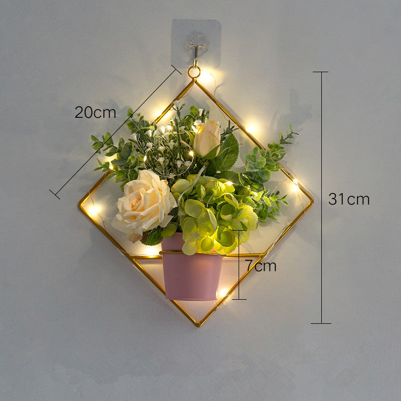 Nordic ins light luxury soft decoration with wall decoration bedroom creative furnishing set wall hanging wall decoration - SAVOUR DECORE
