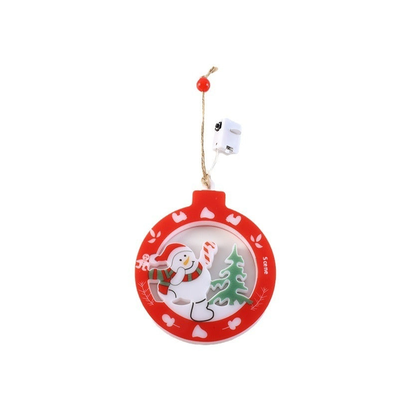 Decorative String Lights Christmas House Christmas Tree Pendant - SAVOUR DECORE