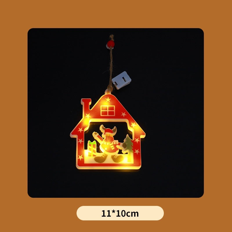 Decorative String Lights Christmas House Christmas Tree Pendant - SAVOUR DECORE