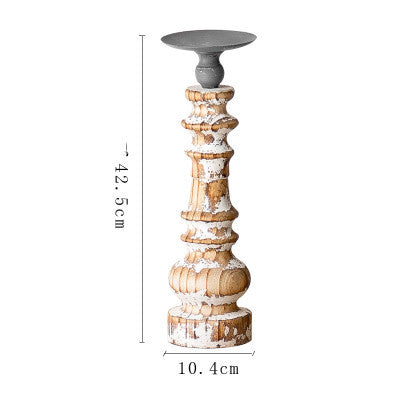 Wooden Candlestick Post For British Furniture - SAVOUR DECORE