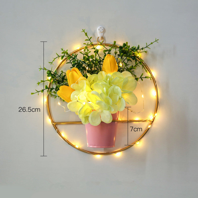 Nordic ins light luxury soft decoration with wall decoration bedroom creative furnishing set wall hanging wall decoration - SAVOUR DECORE