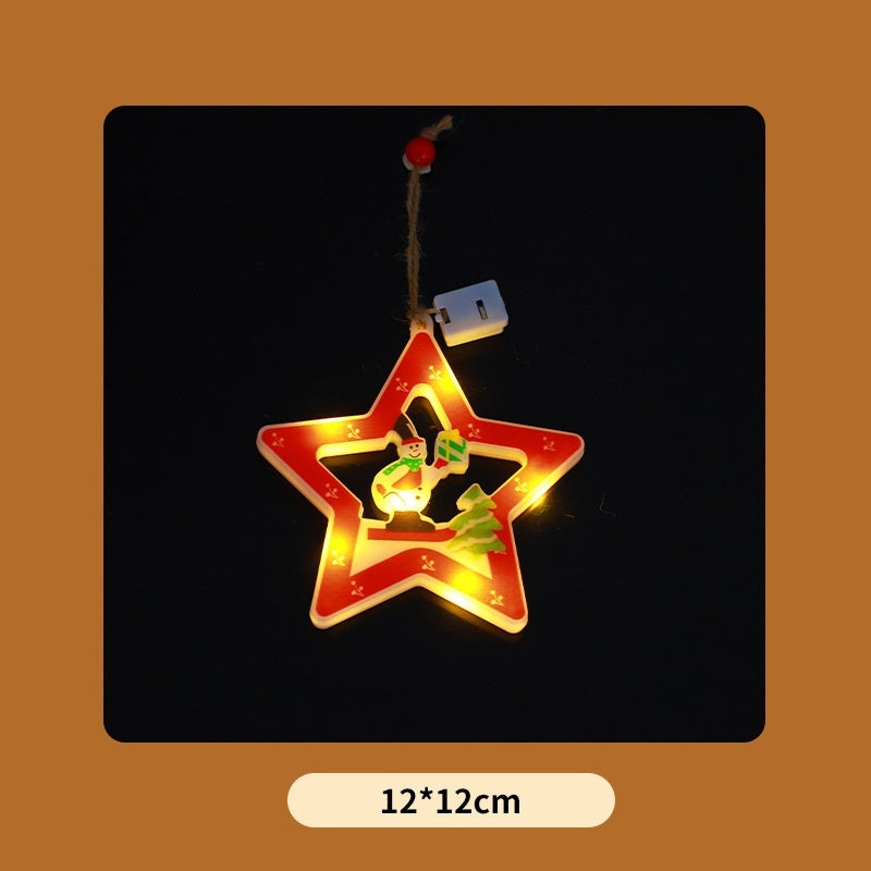 Decorative String Lights Christmas House Christmas Tree Pendant - SAVOUR DECORE