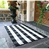 Cotton Buffalo Plaid Rugs - SAVOUR DECORE
