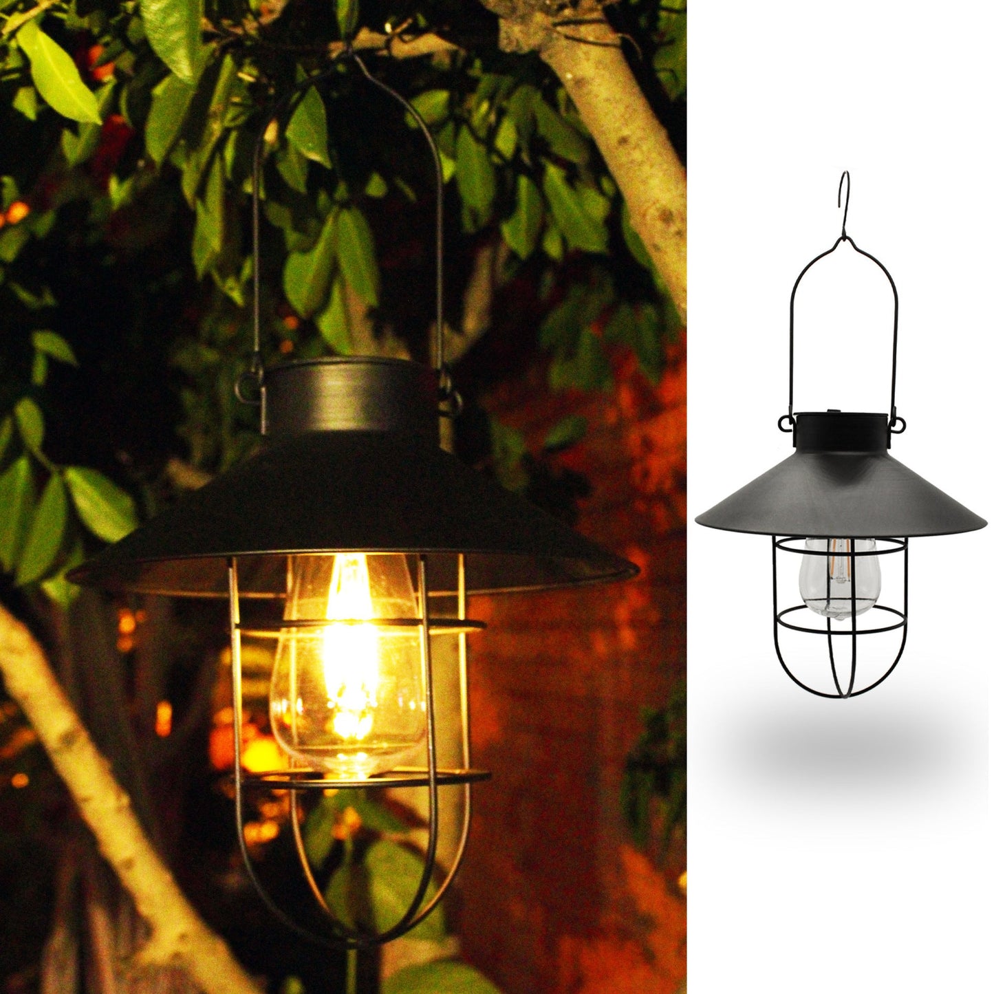 Solar Outdoor Hanging Lights Waterproof Courtyard Lantern - SAVOUR DECORE
