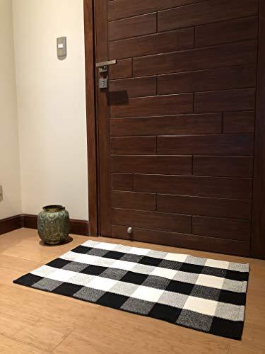 Cotton Buffalo Plaid Rugs - SAVOUR DECORE