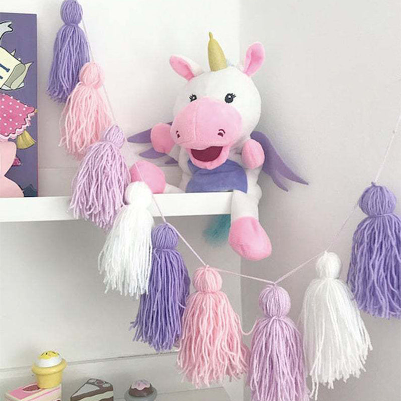 Macaron Color Tassel Home Textiles Home Furnishing Room Decoration Photo Wall Pendant - SAVOUR DECORE