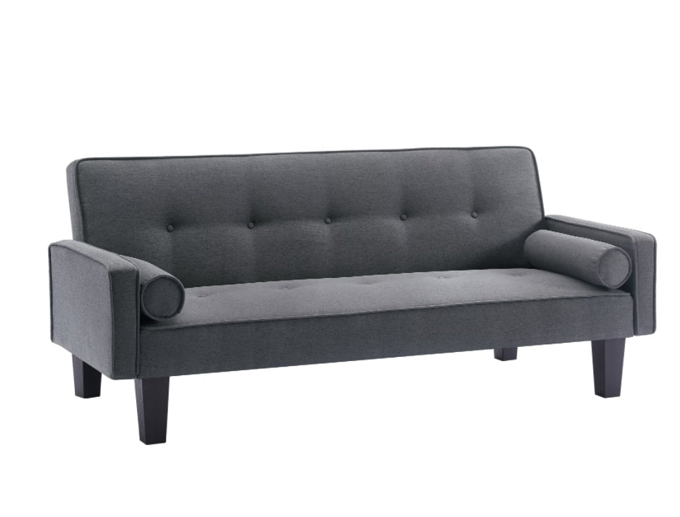 Fabric Sofa, Medieval Love Seat Sofa Furniture, With Pillows, Living Room Button Tufted Sofa, Pull Point Design - SAVOUR DECORE