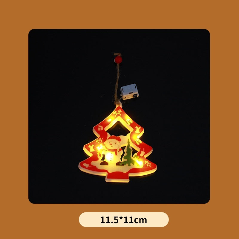 Decorative String Lights Christmas House Christmas Tree Pendant - SAVOUR DECORE