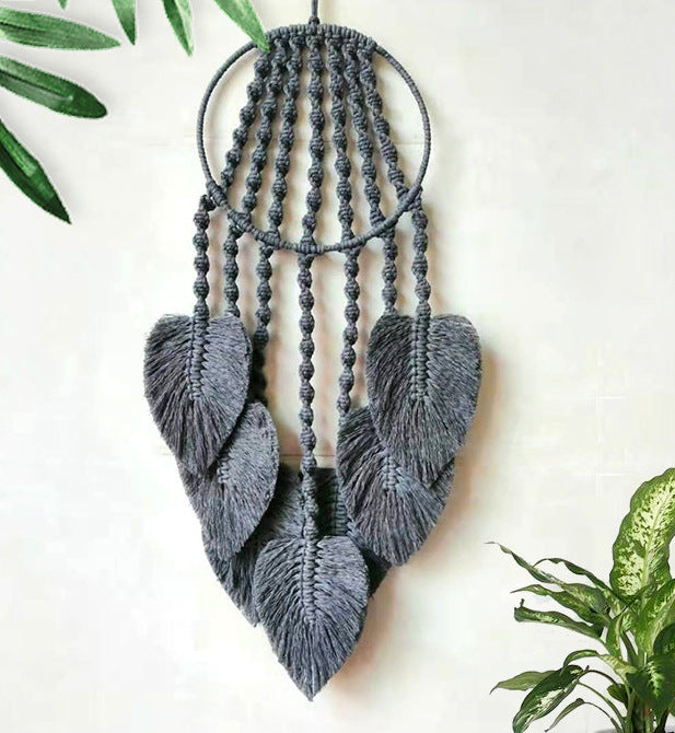 Creative Woven Leaves Tapestry Wall Decor - SAVOUR DECORE
