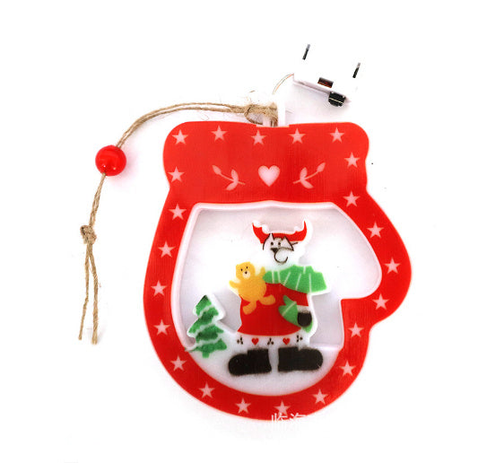 Decorative String Lights Christmas House Christmas Tree Pendant - SAVOUR DECORE