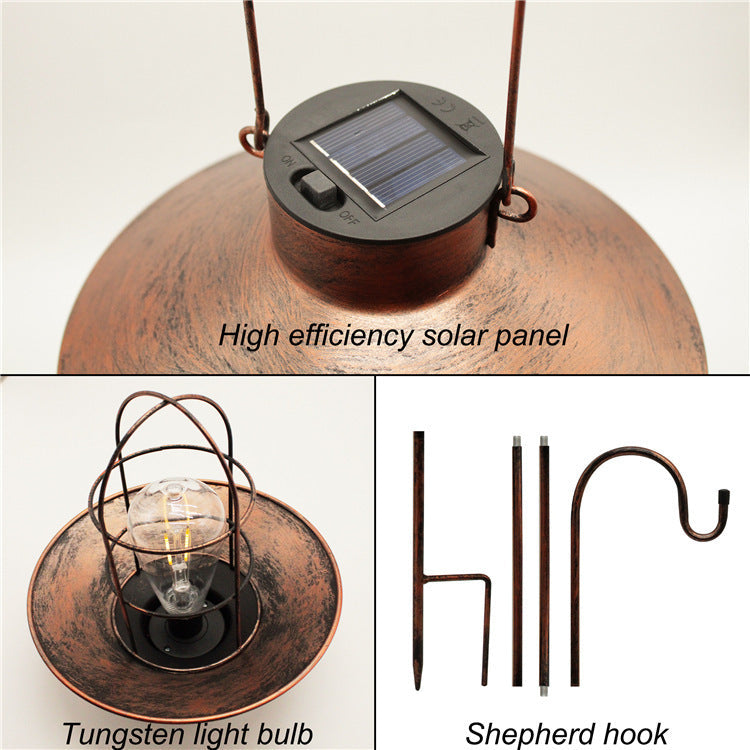 Solar Outdoor Hanging Lights Waterproof Courtyard Lantern - SAVOUR DECORE