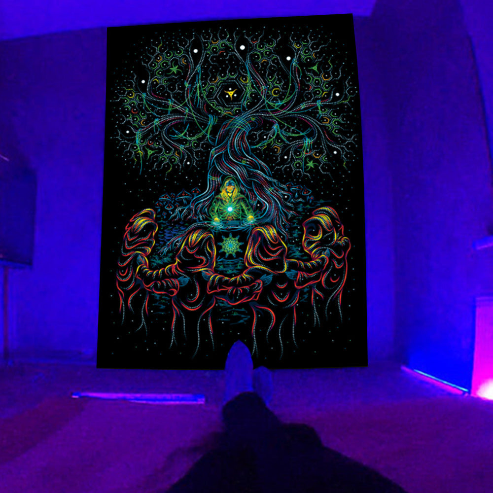 Home Decor Fluorescent Tapestry Background Fabric - SAVOUR DECORE