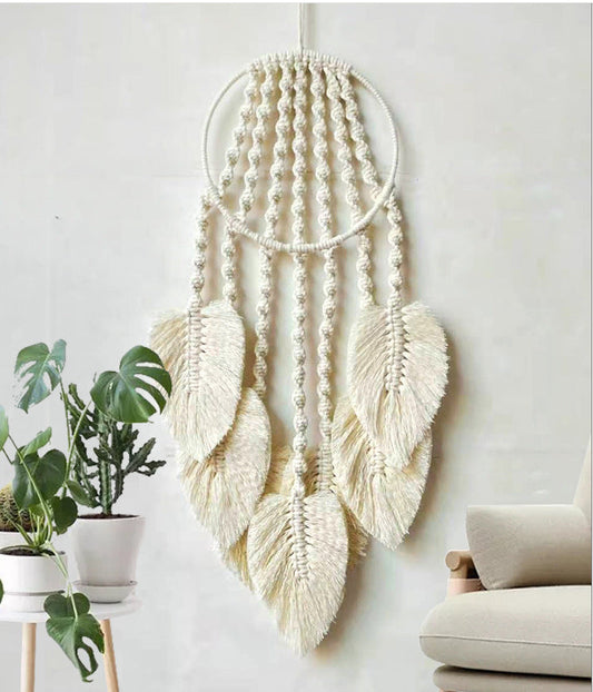 Creative Woven Leaves Tapestry Wall Decor - SAVOUR DECORE