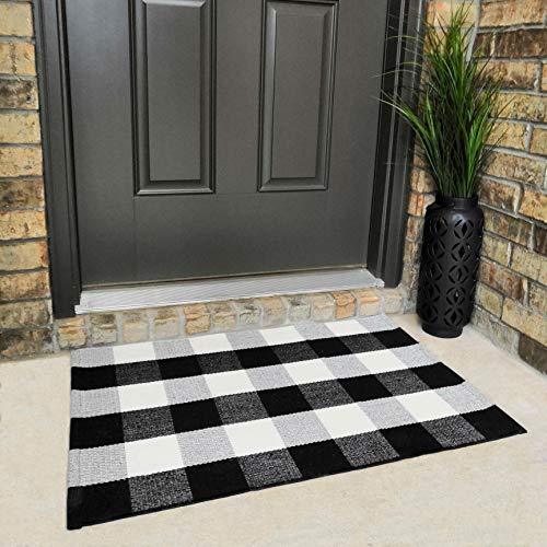 Cotton Buffalo Plaid Rugs - SAVOUR DECORE