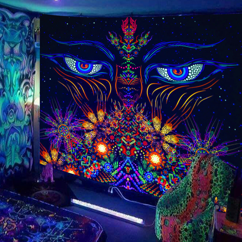 Home Decor Fluorescent Tapestry Background Fabric - SAVOUR DECORE