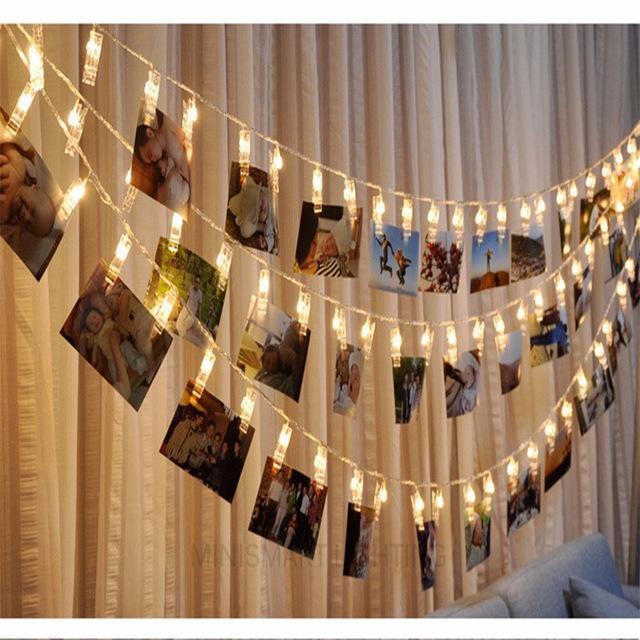 LED Photo Holder String Lights - SAVOUR DECORE