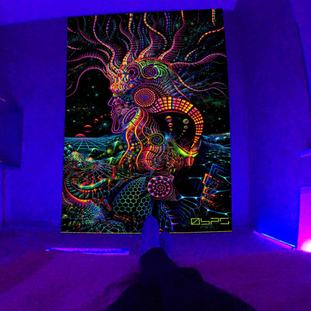 Home Decor Fluorescent Tapestry Background Fabric - SAVOUR DECORE