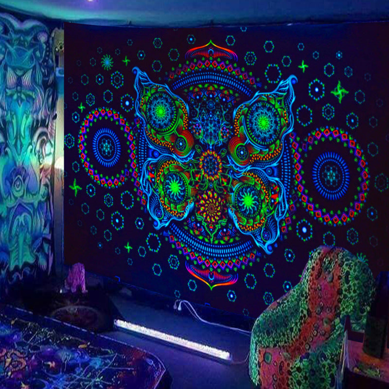 Home Decor Fluorescent Tapestry Background Fabric - SAVOUR DECORE
