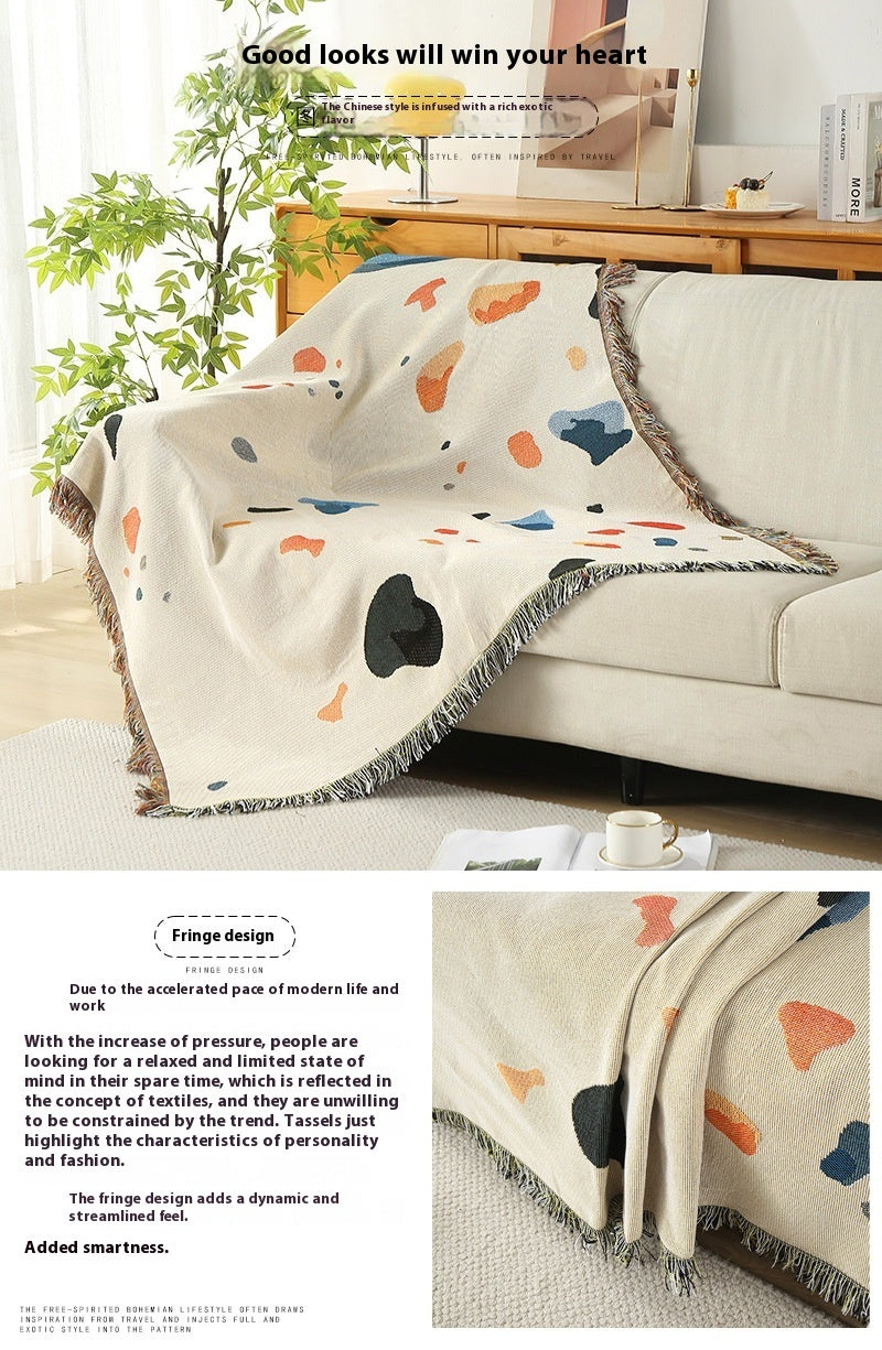 Fashion Sofa Towel Cover Blanket Dust Cloth Decoration Camping Rugs - SAVOUR DECORE