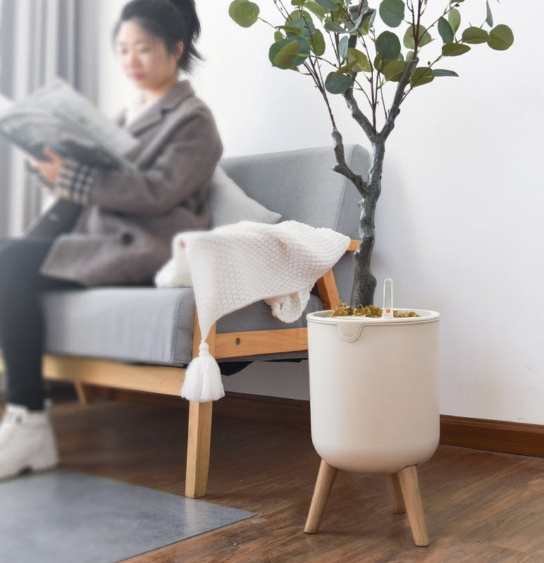 Home Lazy Self-absorbing Greenery Tree Resin Pot - SAVOUR DECORE