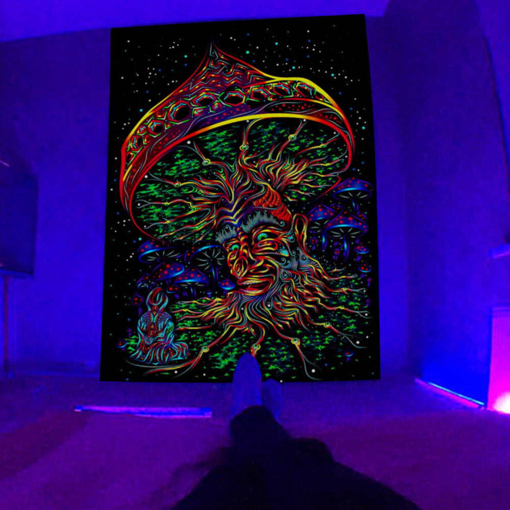 Home Decor Fluorescent Tapestry Background Fabric - SAVOUR DECORE