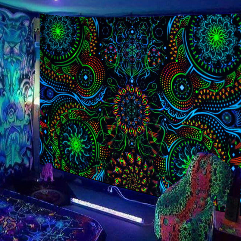 Home Decor Fluorescent Tapestry Background Fabric - SAVOUR DECORE