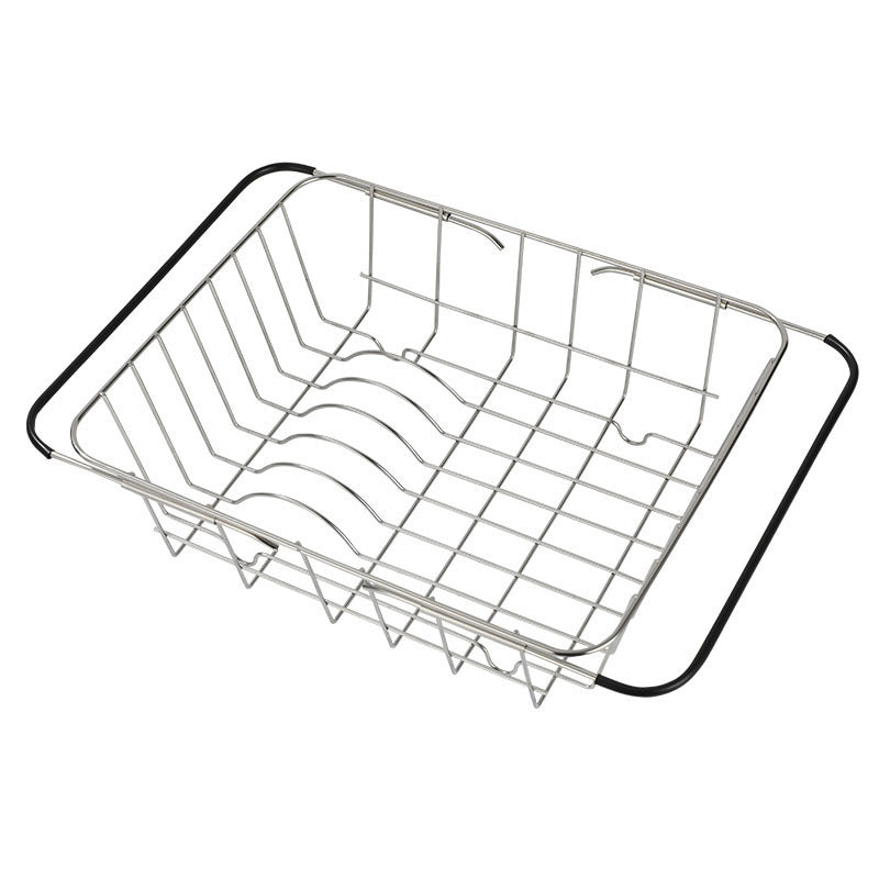 Kitchen Sink Telescopic Stainless Steel Basket Sink Drain Rack - SAVOUR DECORE