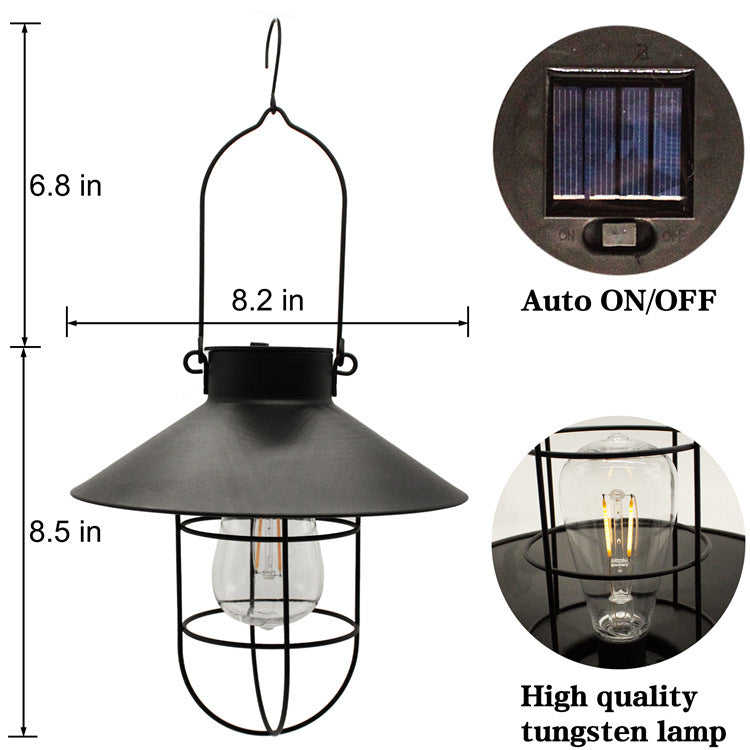 Solar Outdoor Hanging Lights Waterproof Courtyard Lantern - SAVOUR DECORE