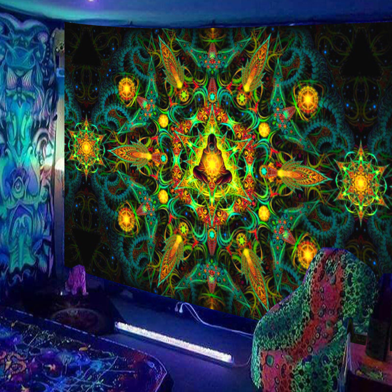 Home Decor Fluorescent Tapestry Background Fabric - SAVOUR DECORE