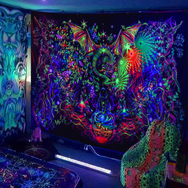 Home Decor Fluorescent Tapestry Background Fabric - SAVOUR DECORE