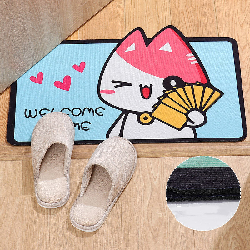 Cartoon Welcome Entrance Doormats Carpets Rugs For Home Bath - SAVOUR DECORE