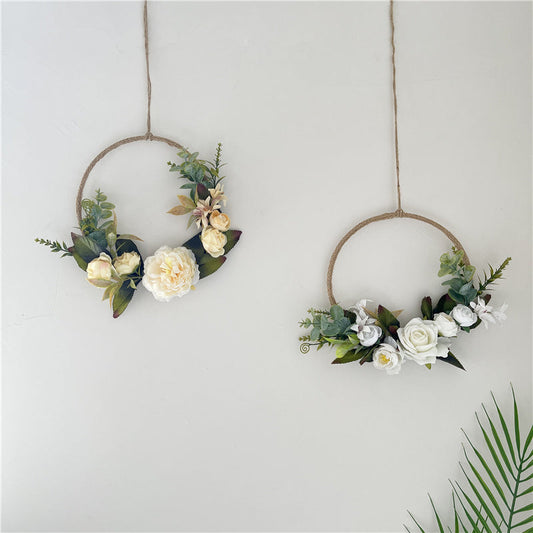 Wall Decor Room Wall Hanging Rose Garland - SAVOUR DECORE
