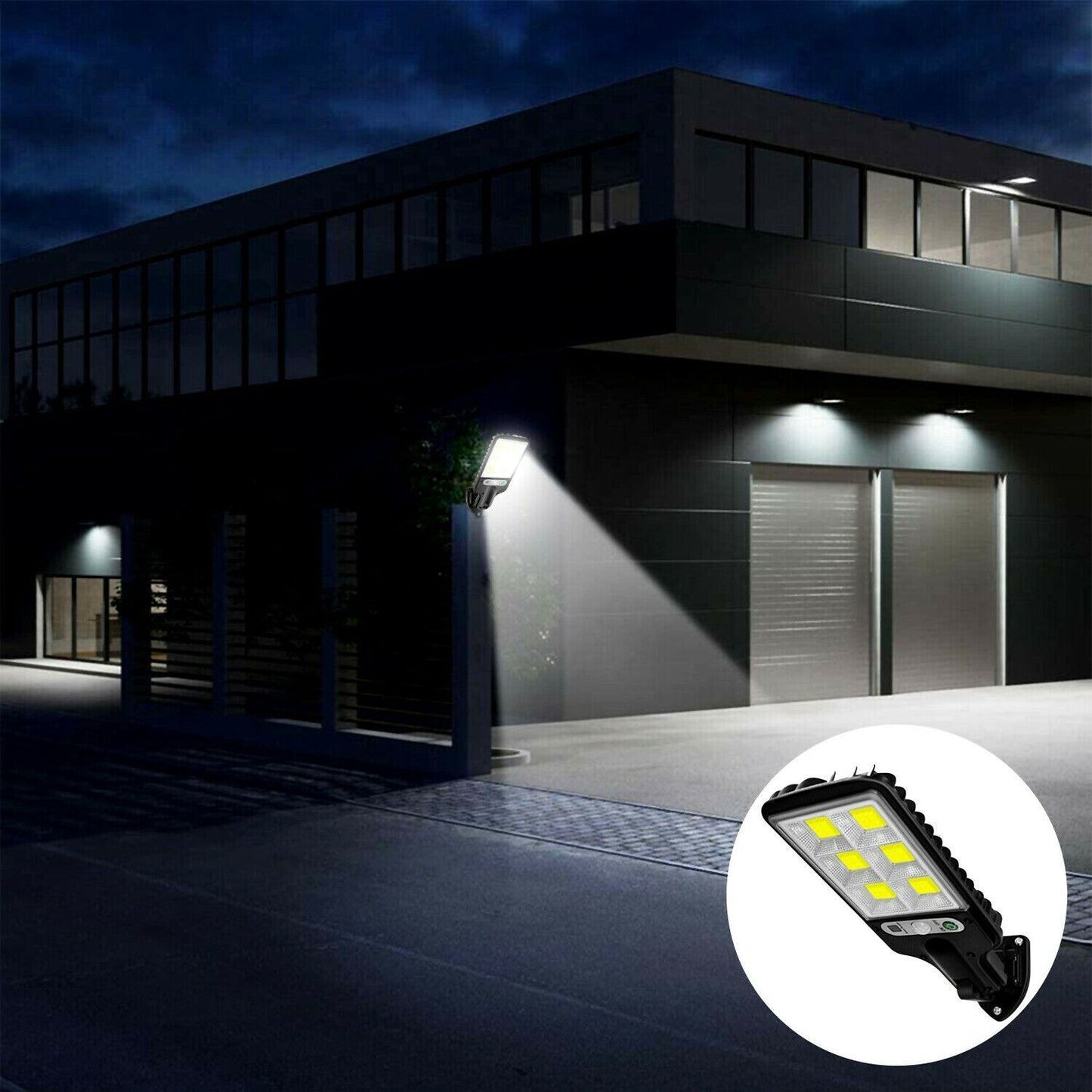 LED Solar Motion Sensor Light Bright Garden Outdoor Street Wall Lamp Solar Wall Lamp Lights Outdoor Road Lamp For Garden, Yard, Garage, Path - SAVOUR DECORE