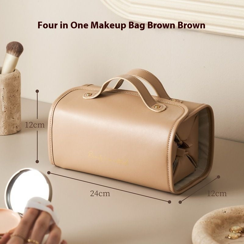New Folding Cosmetic Bag Large Capacity Portable Handbag Waterproof Travel Storage Washing Bag For Women - SAVOUR DECORE