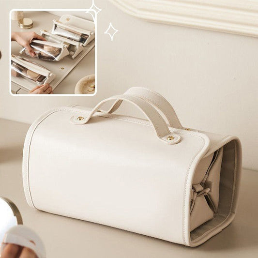 New Folding Cosmetic Bag Large Capacity Portable Handbag Waterproof Travel Storage Washing Bag For Women - SAVOUR DECORE